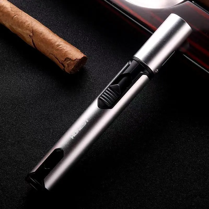 

Пистолет-распылитель для кемпинга и барбекю на открытом воздухе 1800. ° C Сварочный пистолет с синим пламенем, инструмент для зажигания бутана, металлическая зажигалка с большим пламенем