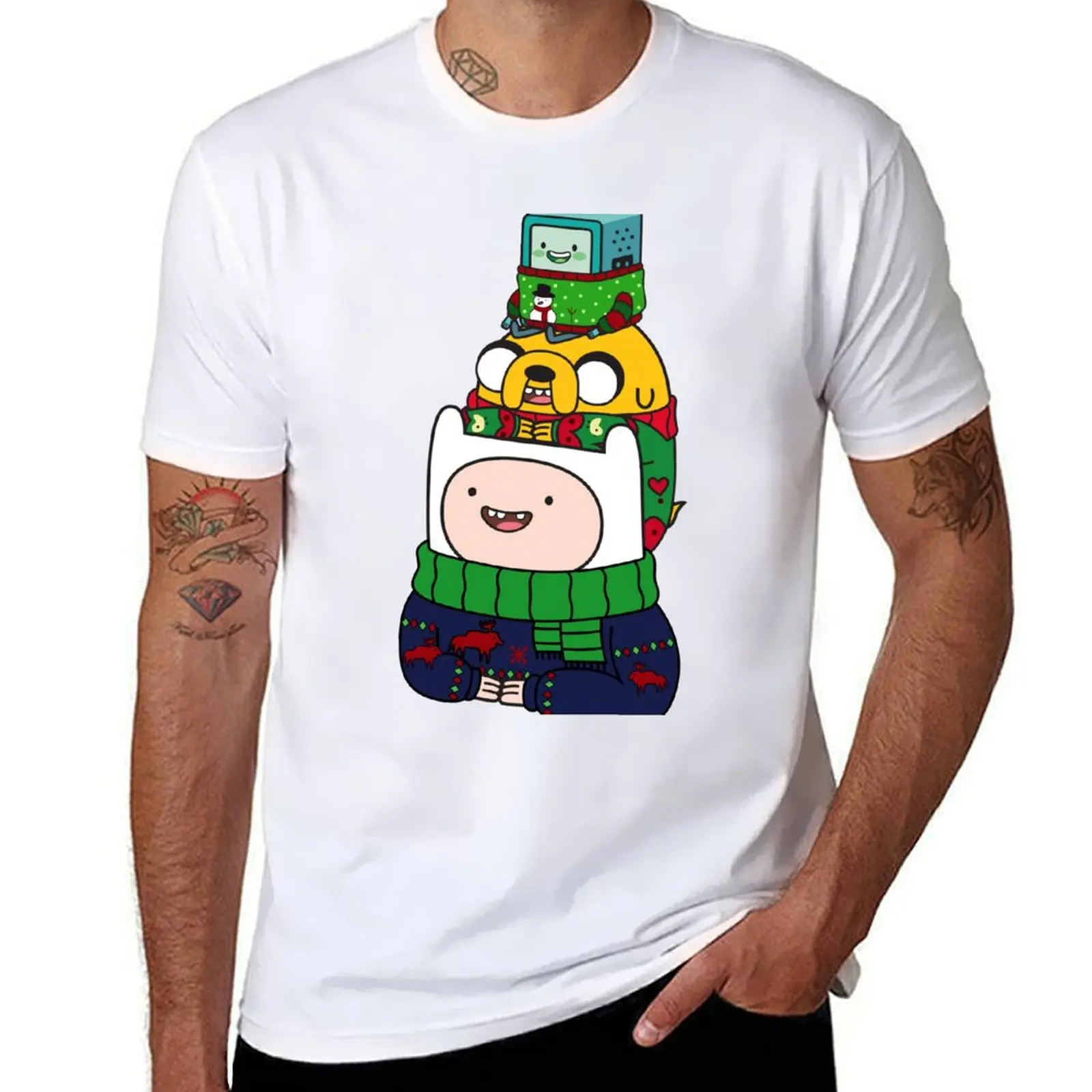 

Finn Jake BMO T-Shirt t shirts designer man graphic t shirt T-Shirt