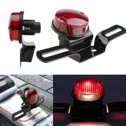 LED Motorcycle Tail Brake Stop Light Moto Rear Lights Taillight For Cafe Racer Universal Motorcycle 12V LED Taillight Lamps 