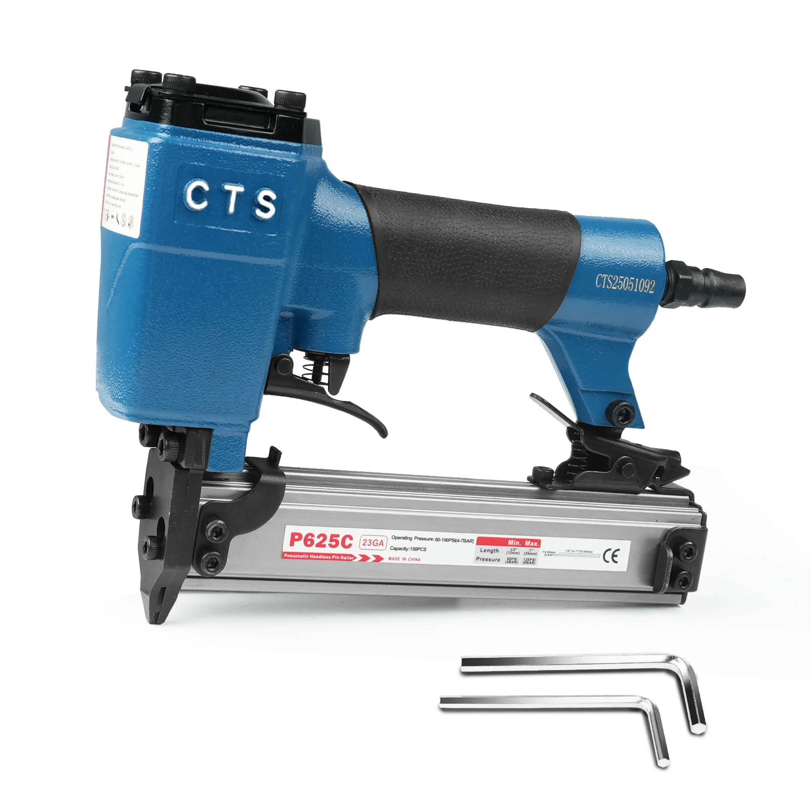 

Пневматический степлер CTS Air Pin Nailer P625 с термостойким корпусом для высококачественной мебели и поделок