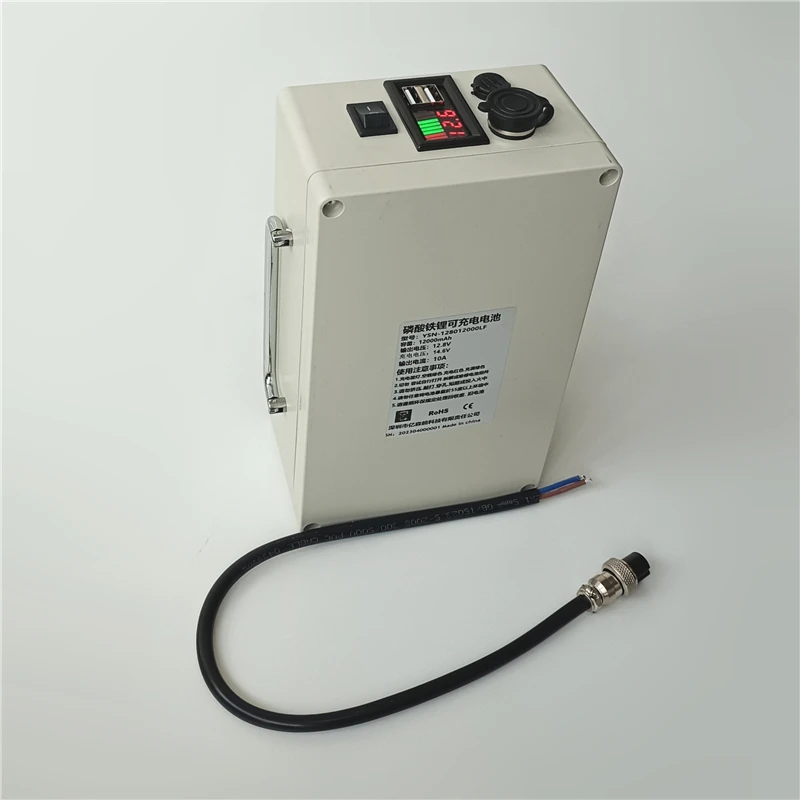 Batteria 12V 14.6V 12AH 72AH LiFePO4 per utensili elettrici, luci, motore, sostituire la banca di alimentazione di emergenza UPS al piombo