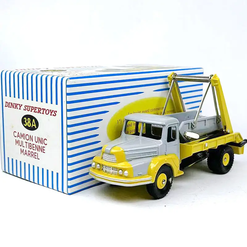 

Игрушки DINKY 1:43 CAMION UNIC MULTIBENNE MARREL, легкосплавный автомобиль, литье под давлением и игрушечные транспортные средства, модель автомобиля, миниатюрная масштабная модель автомобиля для детей