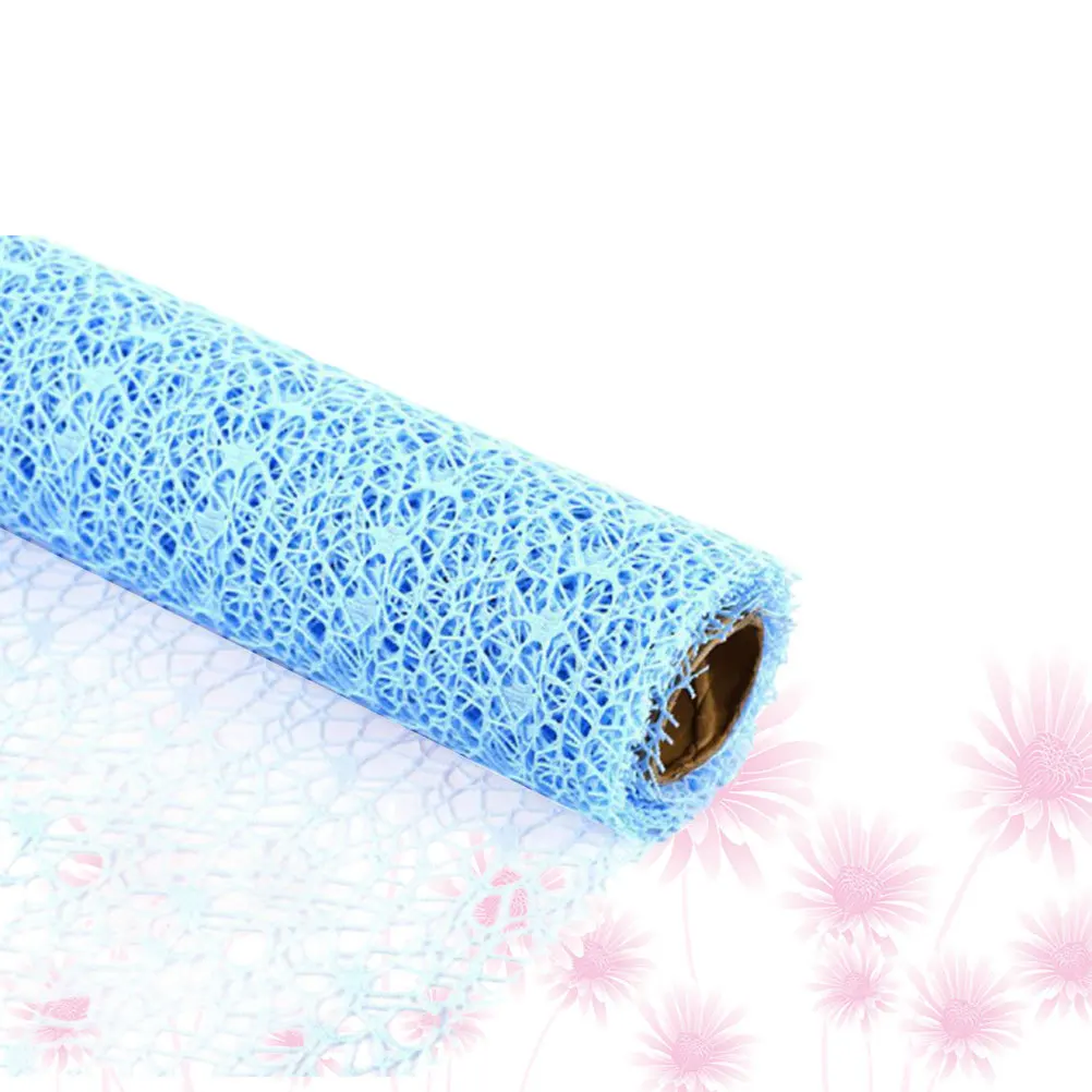 

1 Roll Jacquard Net Gauze Hanging Decor Large Size Diy Craft Mesh For School Wrapping Backdrop Curtain Party