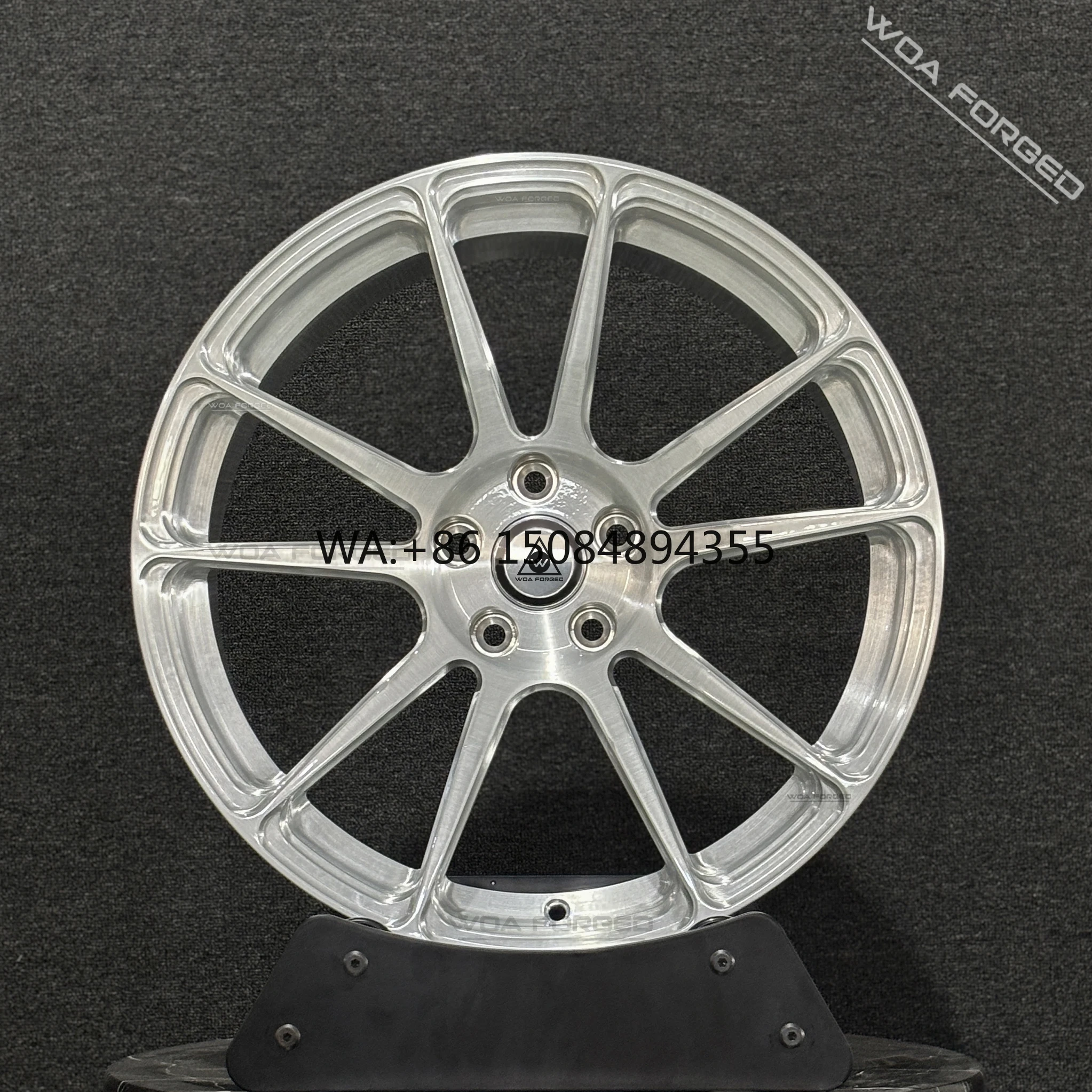 

Custom Brushed Sport Racing Lightweight One Piece Forged Wheels Universal Modified Alloy Passenger Car Rims