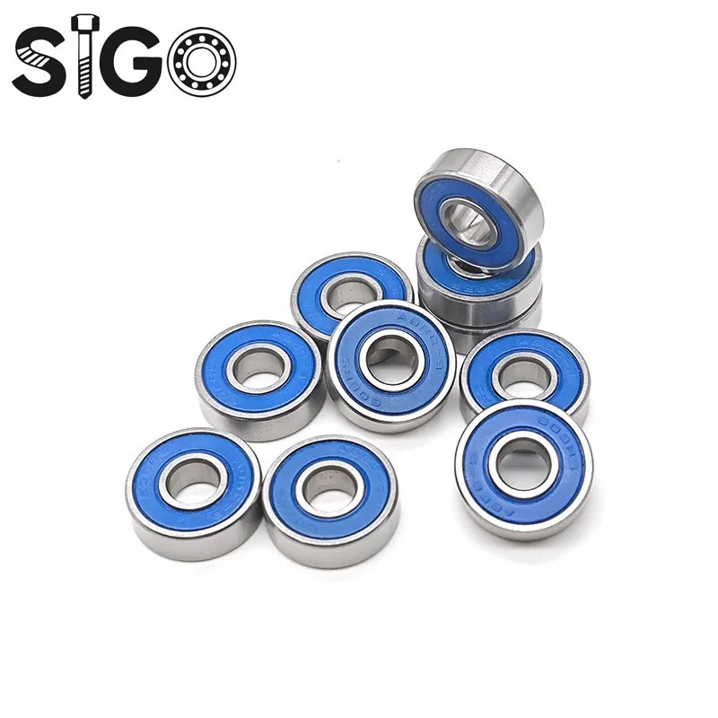 

10 шт. 608RS миниатюрный подшипник 8*22*7 мм ABEC-7 скейтборд скутер 608 2RS роликовые подшипники для скейтборда 608-2RS 608 RS