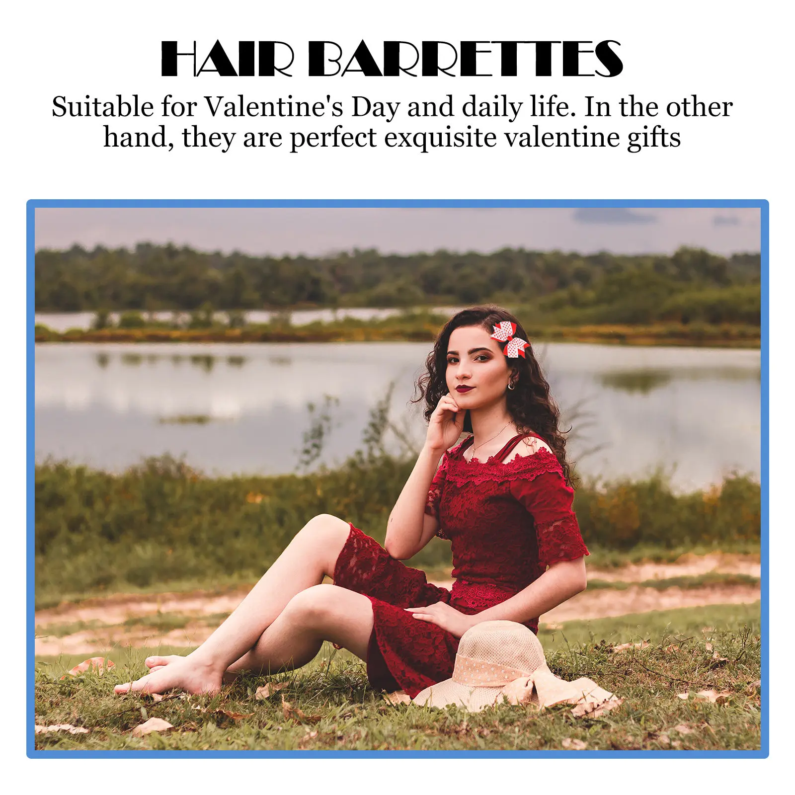 

3Pcs Chic Bow Hairpins Strong Hold Barrettes for Women All Hair Types Ideal for Parties Holidays and Daily Style