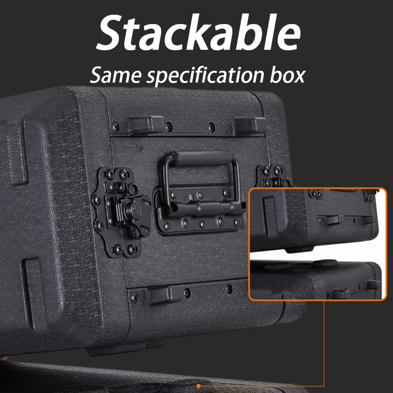Microphone Storage Box Handheld Waterproof Microphones Toolbox Portable PE Microphone Receiver Box Audio Amplifier Manager