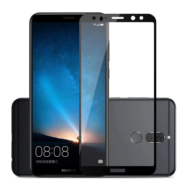 3PCS Full Glue 3D Tempered Glass For Huawei Mate 10 Lite Screen Protectors For REN-L01 L02 L03 L21 L23 Protective film