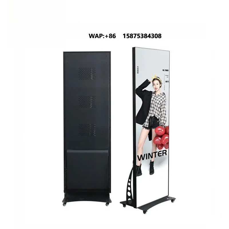 Topvision Digital High Definition Movable Standing Indoor Display LED Poster Screen for Commercial Centers