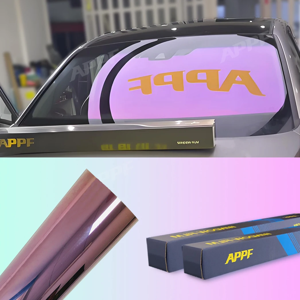 3mil Solar Metal Royal Purple Window Tint Solar Film Car Glass Heat Insulation Automotive Uv Heat Rejection Film