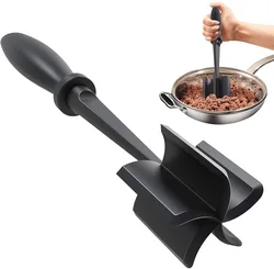 1pc Meat Chopper, Hamburger Chopper, Premium Heat Resistant Masher And Smasher For Hamburger Meat, Ground Beef, Ground Turkey