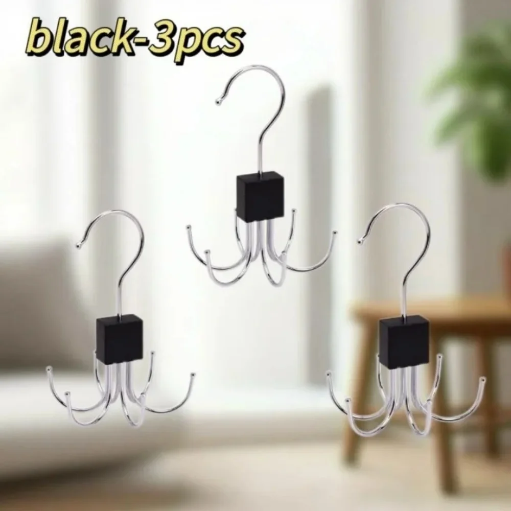 360 Rotatable Multi-Claw Storage Coat Hook Organizer