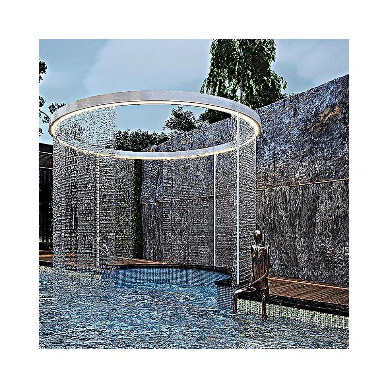 

Wedding decoration garden, fountain, indoor waterfall fountain