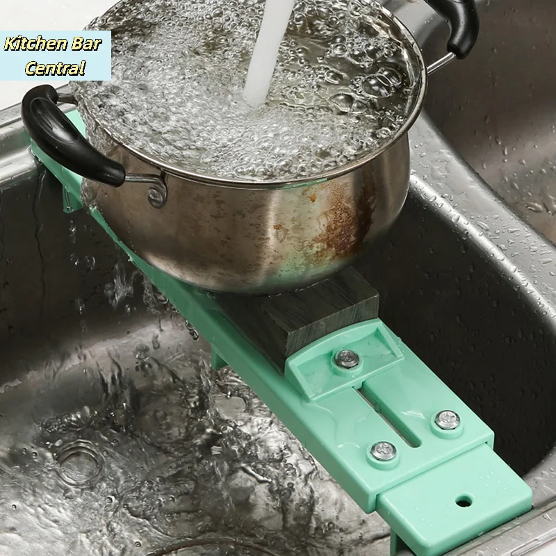 【32-40CM Adjustable Sink Grinder Sharpening Stone Holder Bridge Kitchen Sharpener Rack】