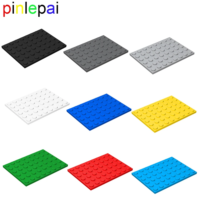 Pinlepai 3036 Blocks Bricks 6x8 Plate Block Baseplate Building Base Brick Moc Parts Compatible Assembles Particles Children Toys