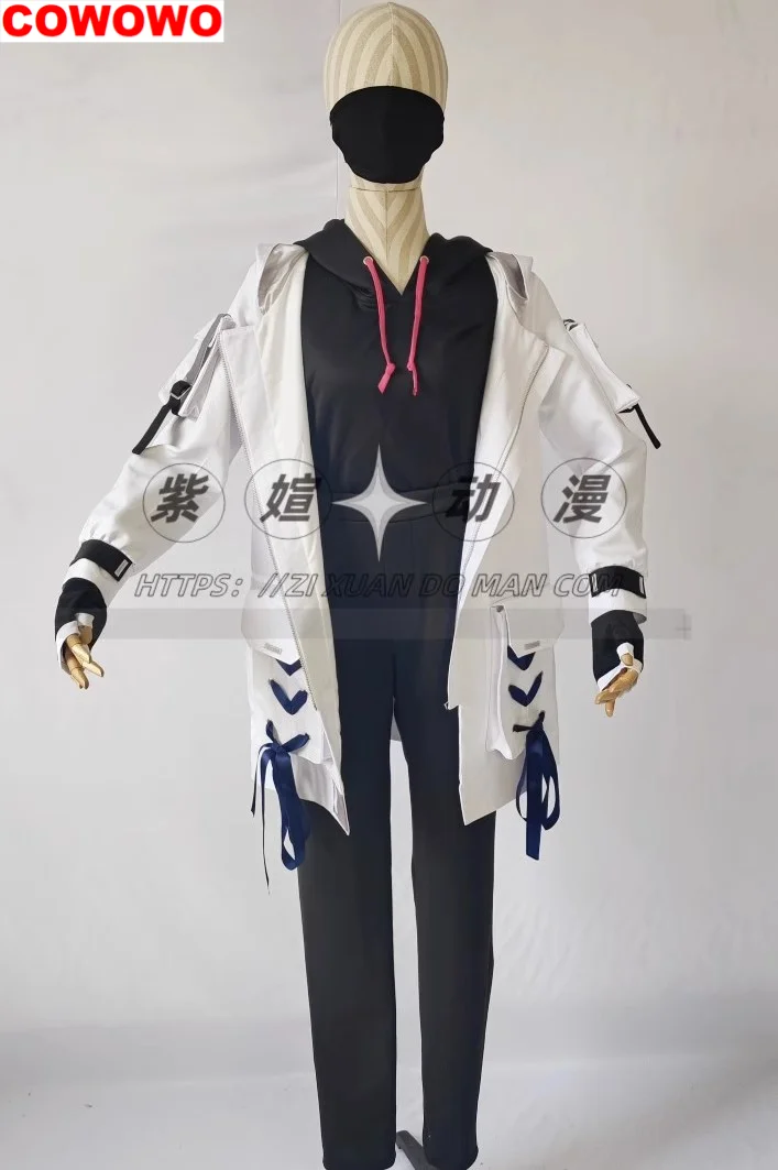 COWOWO Blue Archive Misaki Game Suit Gothich Uniform Cosplay Costume Halloween Carnival Party Role Play Outfit Women Any Size