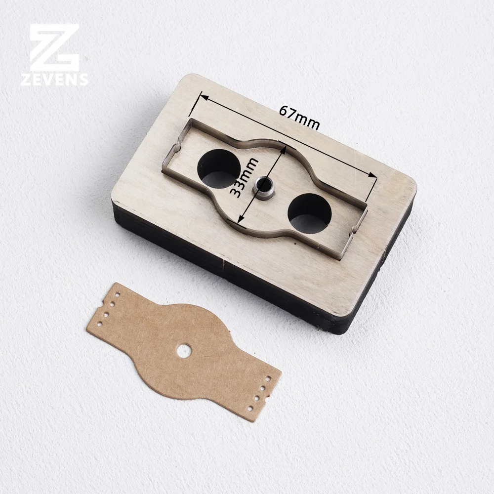 Square towel buckle knife mold leather square towel retro Amis khaki decorative Handmade leather DIY cutting template tool