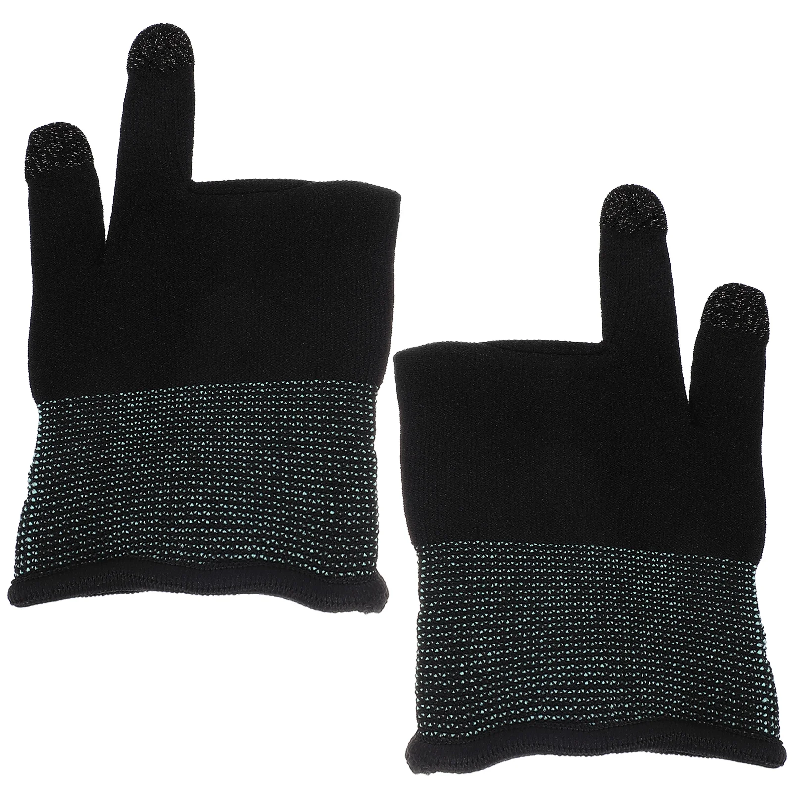 1Pair Mobile Gaming Finger Gloves Ultra Thin Breathable Non Slip Comfortable Gamer Finger Sleeves Gaming Gloves