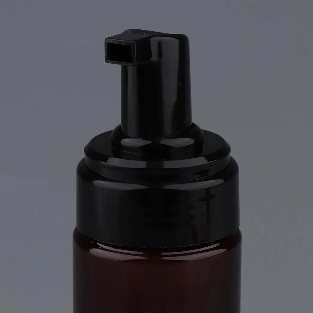 2Pcs Press Pump Dispensers Refillable Nontoxic Foaming Soap Bottle Refill Empty Cosmetic Bottles with Clear Cap - 150ml