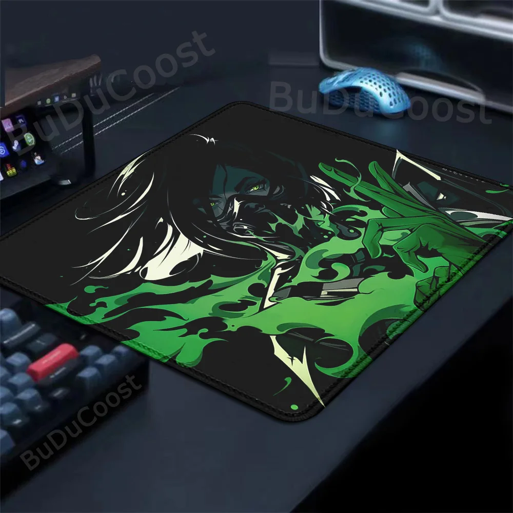 Kawaii Computer Non-slip Table Mat Small Size Mice Pad Anime Valorant Desk Pad Gaming Accessories Office Natural Rubber Mousepad