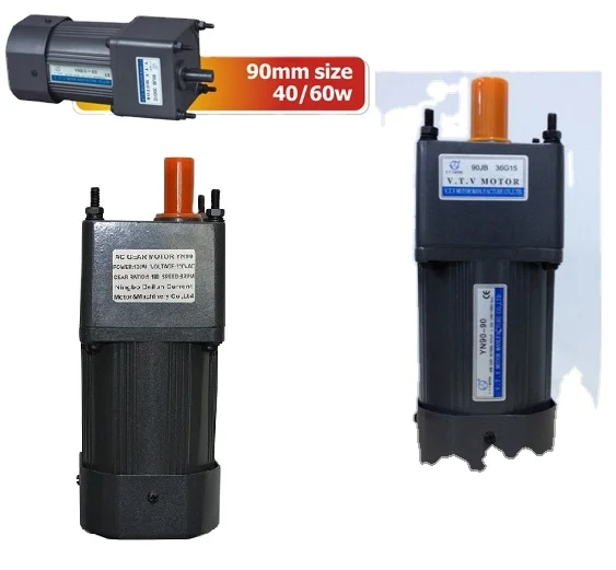 

YN90-90 Speed Reducer Gearbox 90JB5G12 for YN90-40 Vtv Motor Ratio 1:5