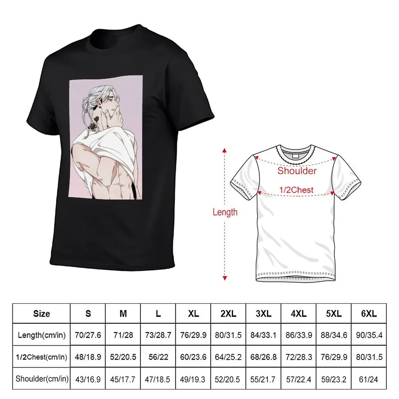 Jaein Park Minmotion syndrome T-Shirt new edition blacks plus size clothes anime clothes Men's clothing