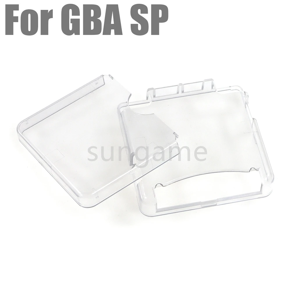 

10 комплектов для Gameboy Advance SP, прозрачный защитный чехол, корпус для игровой консоли GBA SP, чехол с кристаллами