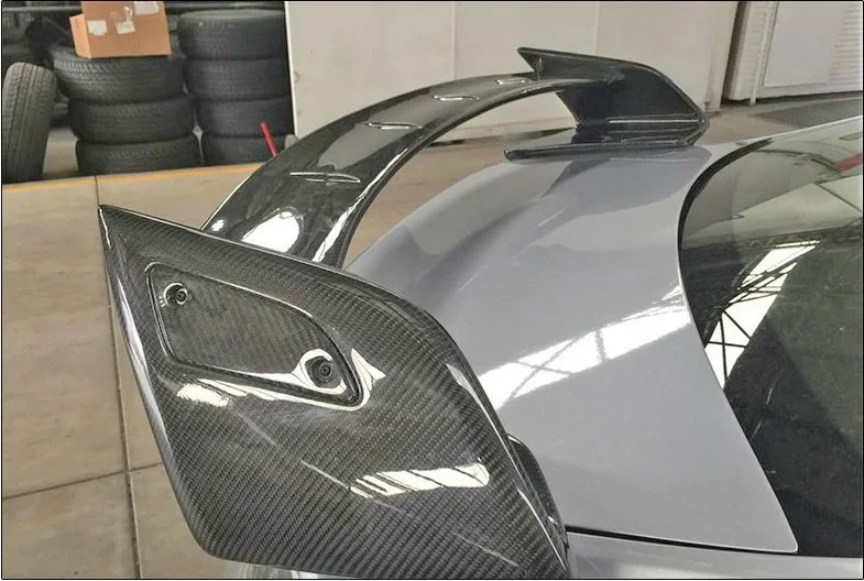 SAAR متوافق مع أجزاء تعديل سوبارو BRZ تويوتا 86 من ألياف الكربون TK نمط سبويلر خلفي كبير الذيل الجناح GT الجناح الثابت #6