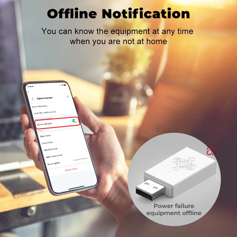 Tuya USB المتوسع ZigBee3.0 المنزل الذكي مكرر بوابة توسيع الإشارة نقل أتمتة المنزل المنتج