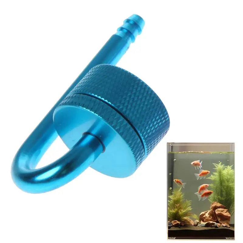 

Aquatic Water Plant Co2 Atomizer Sturdy Aluminum Alloy Co2 Atomizer Space-Saving Exquisite Design Bubble Counter Fish Tank