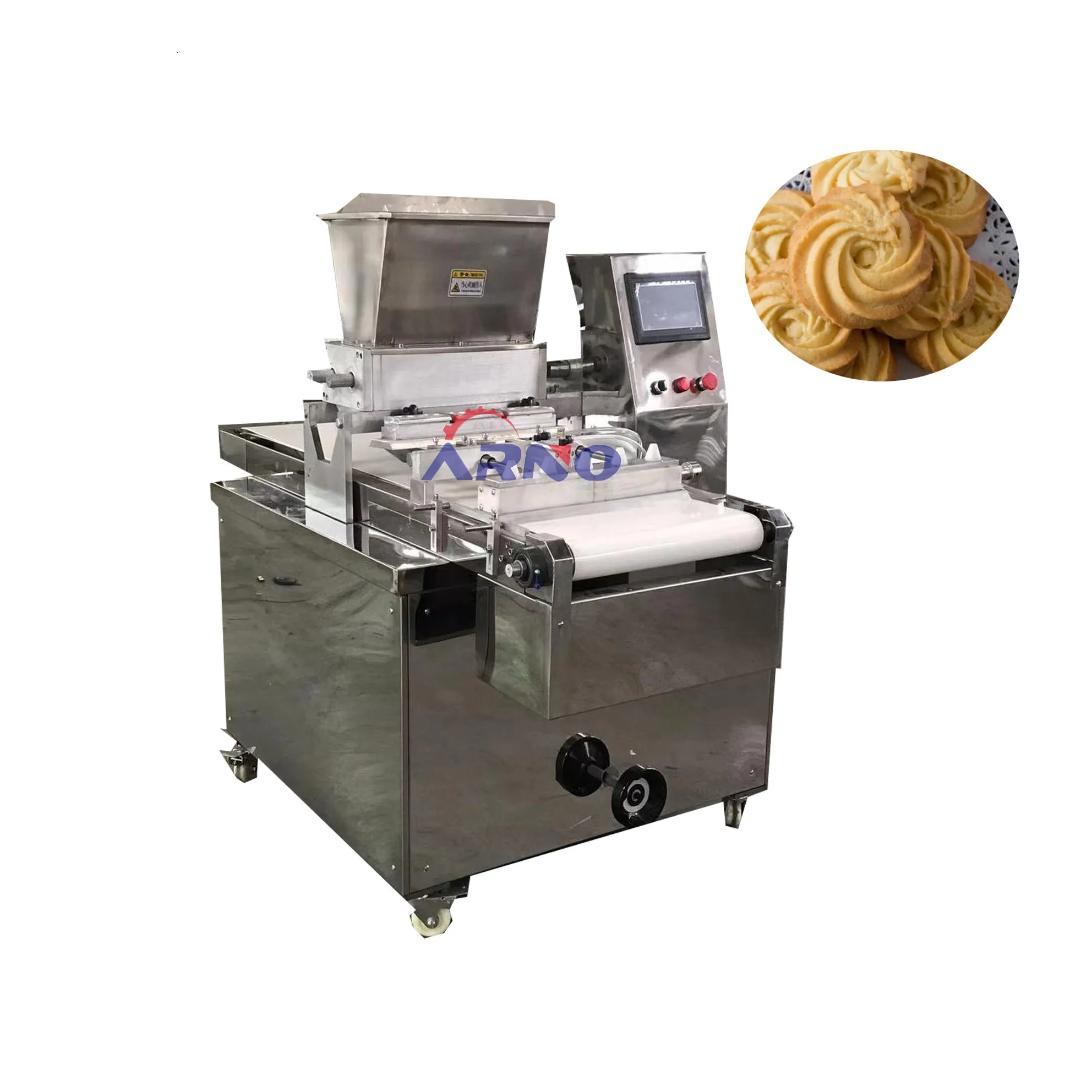 chocolate cookie forming shaping machine customized cookie shaping machine for sale