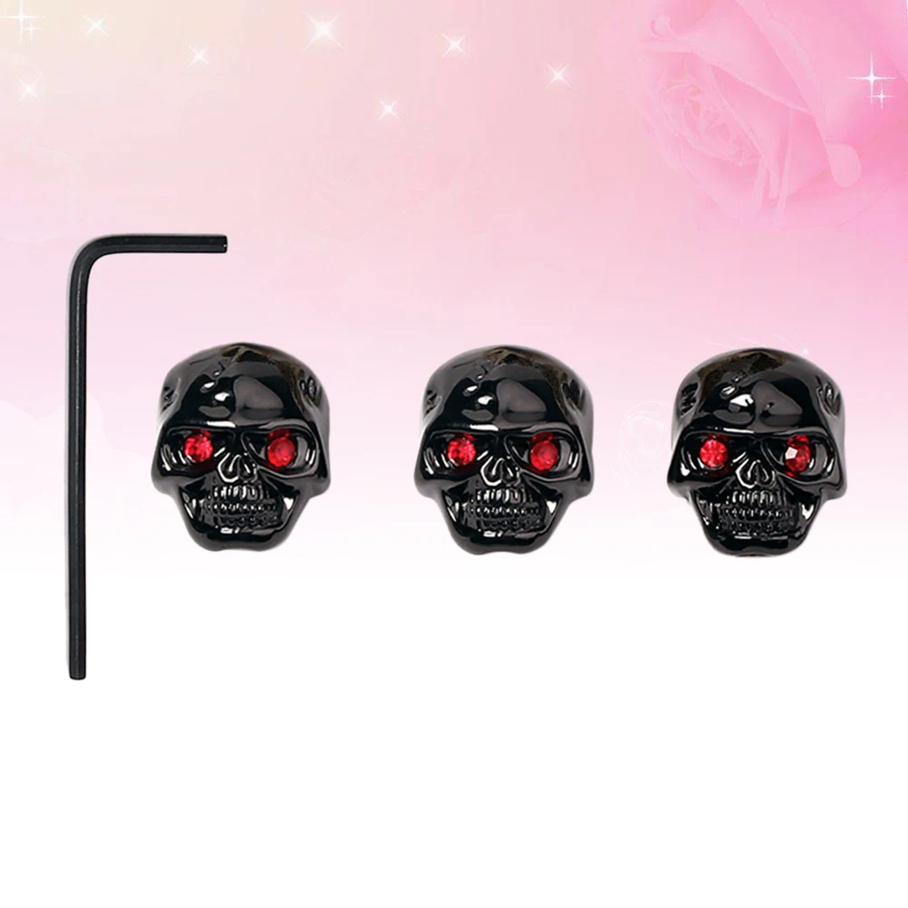 

Skull Design Electric Guitar Knobs For Volume Tone Control Metal Buttons Fit Guitar Bass Amp Replacement Accessories Black