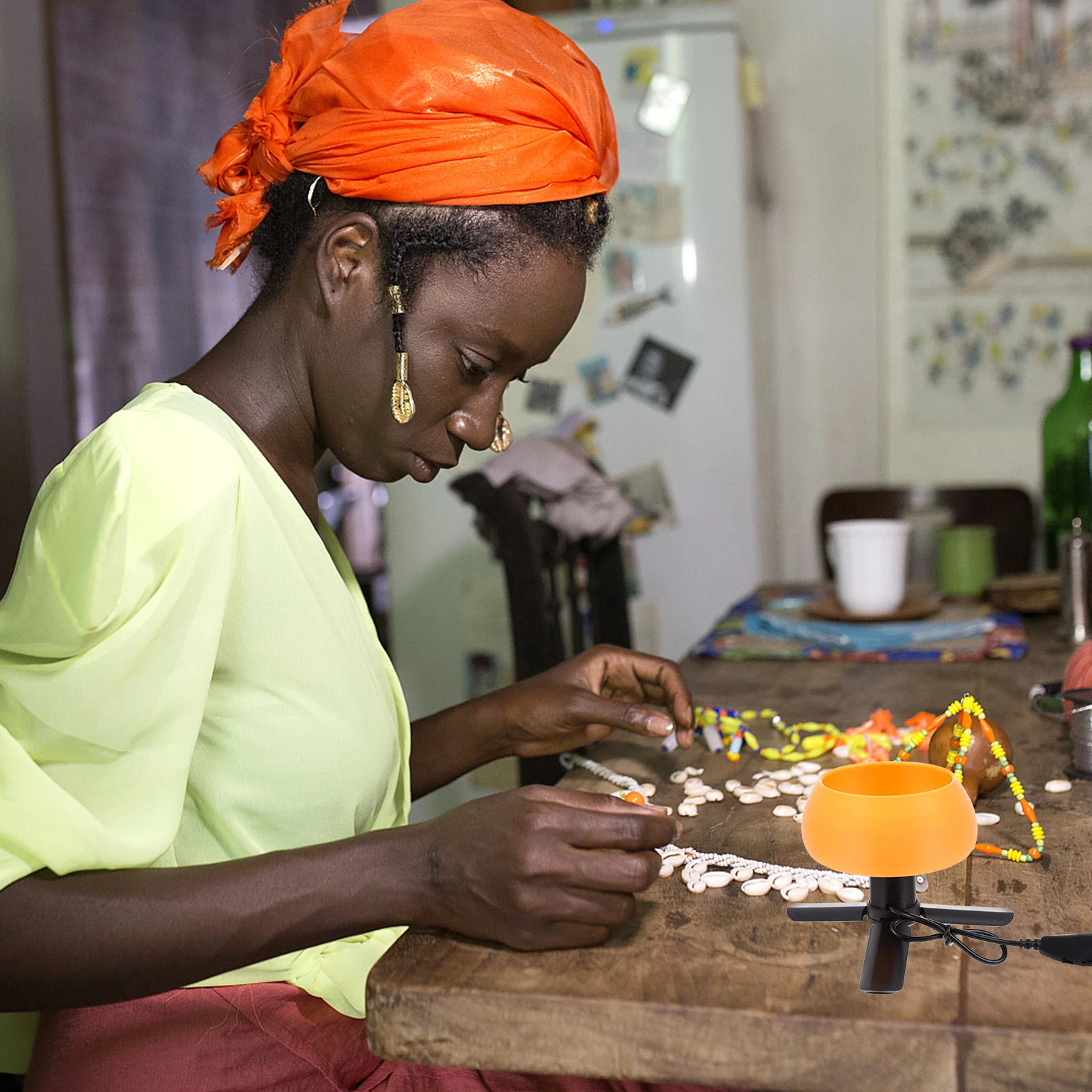 

1Set USB Bead Spinner Kit Electric Beading Bowl for Quick Bead Stringing DIY Crafts Efficient Beading Tool with Needle