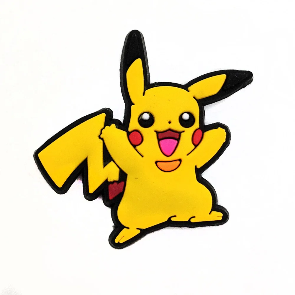 20-100Pcs Potdemiel Pokemon Schuh Charms Zubehör DIY Blase Rutschen Clogs Sandale Schuh Schnalle Dekoration Für Kinder Weihnachten geschenke – Detail 14