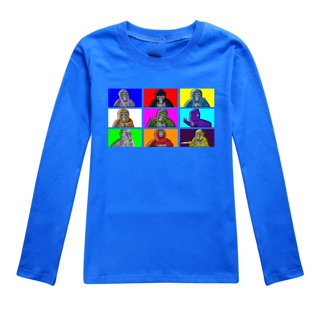 Gorilla Tag Clothes Kids VR Game Monkey Sweatshirt Youth Boys Casual Pullover TShirt Girls Long Sleeve Hoodies Children Clothing