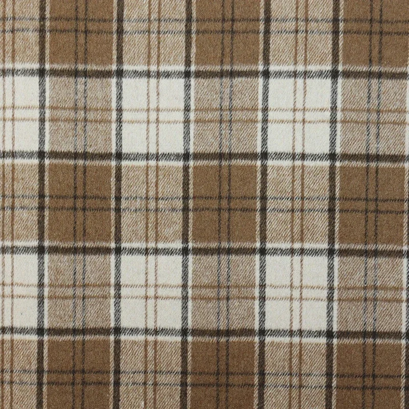 Tkanina wełniana w kratę, miękka, gruba, w stylu vintage, 100x148cm, materiał DIY na kurtki, płaszcze, sukienki, garnitury dla kobiet i mężczyzn, jesienno-zimowe materiały odzieżowe