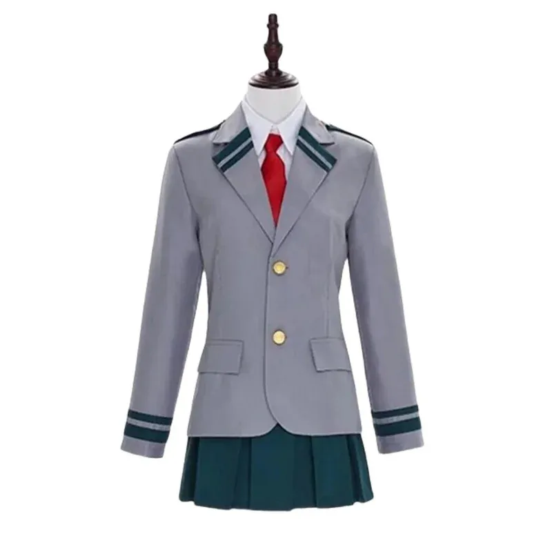 

COSda@2025 Costumes Anime My Hero Academia School Uniform Wigs Coat Skirt Tie for Halloween Christmas Festival