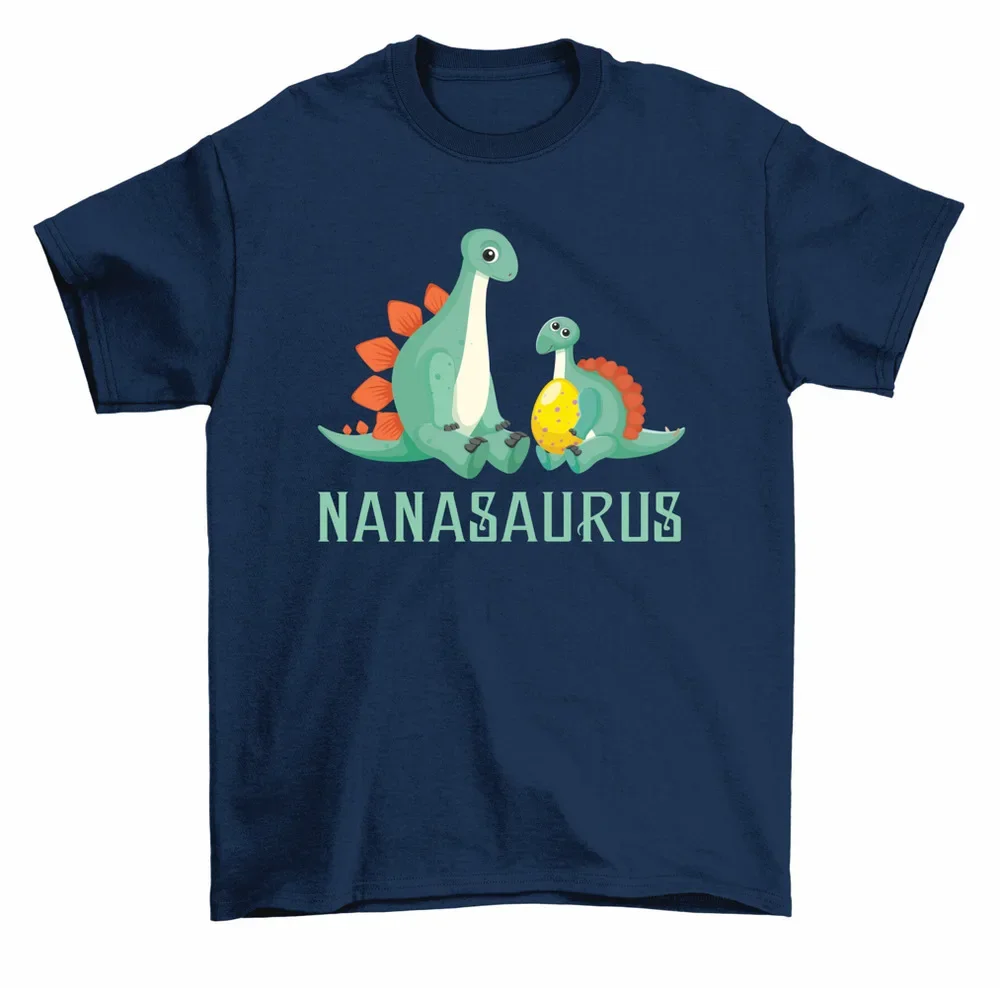 Футболка унисекс из натурального хлопка с коротким рукавом, с изображением динозавра нананазавра, бабушки T-Rex