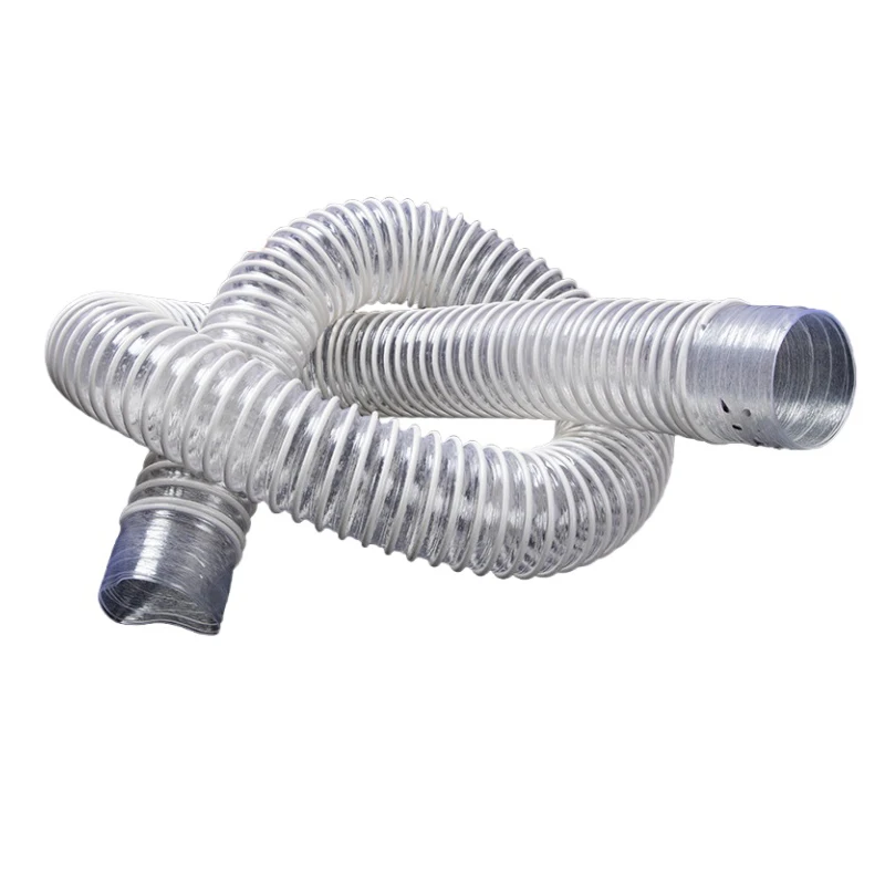 Внутренний диаметр 55 мм или 60 мм OEM сильфоны для промышленного пылесоса, соломинки, шланг с резьбой, мягкая труба, прочный для Cyclone SN50T3