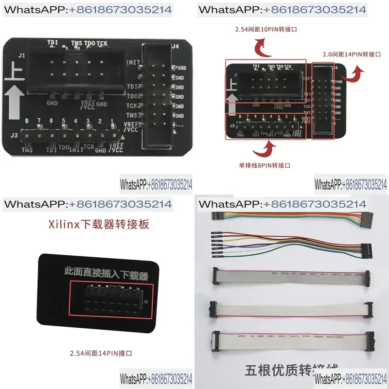 Downloader Adapter Board for 2.54MM 2.0MM 6P 8P 10P 14PIN