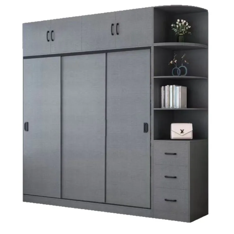 

Simple wardrobe, household bedroom sliding door, simple storage locker