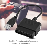 For Sony Playstation 2 PS2 Controller to USB Adapter Converter for PS3 & Windows PC