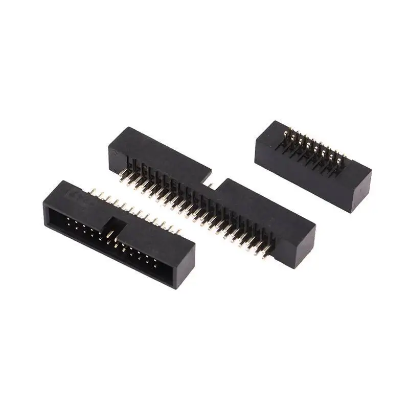 2~5 Stück einfacher Bullhorn-Stecker 1,27 mm Rastermaß gerader Pin IDC-Stecker 6P 8P 10P 12P 16P 20P 30P 40P 50P – Detail 4