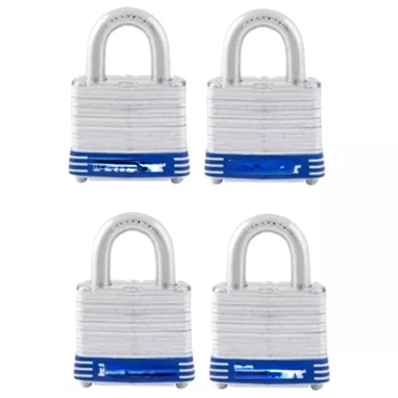 

4-layer padlock 51mm main lock safety hardware padlock