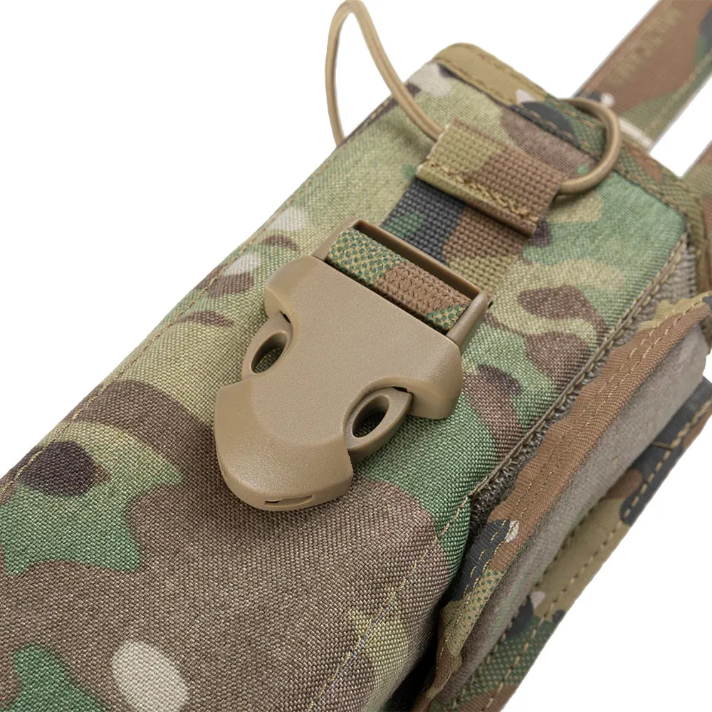 Tactical Molle Radio Walkie Talkie Pouch Waist Bag Holder Pocket Portable Interphone Holster PRC 148/152 Radio Pouch Hunting