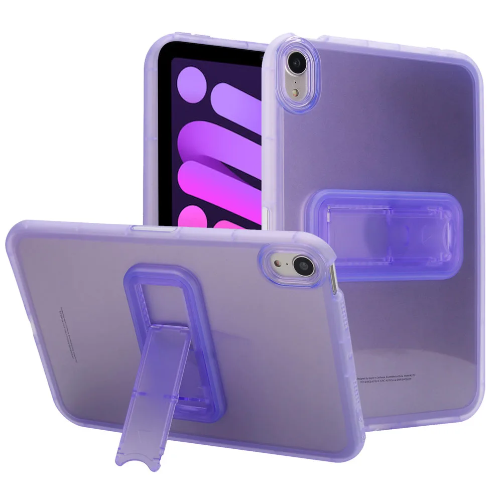 Transparency Stand Case for iPad Mini 7 6 8.3inch TPU Back Cover Shockproof Protective Shell for iPad Mini 5 4 7.9