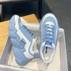 2023 scarpe da donna tendenza moda sneakers Casual donna comode scarpe con plateau femminili stringate con fondo morbido Zapatos De Mujer