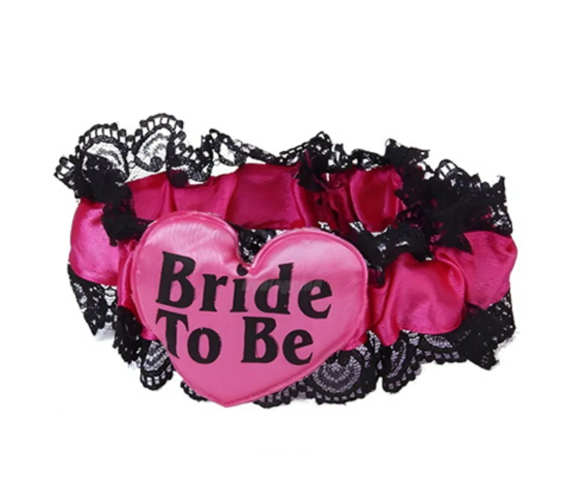 PESENAR Four - Piece Bride - to - be Wedding Party Accessory Set Sunglasses Gloves Earrings Garter