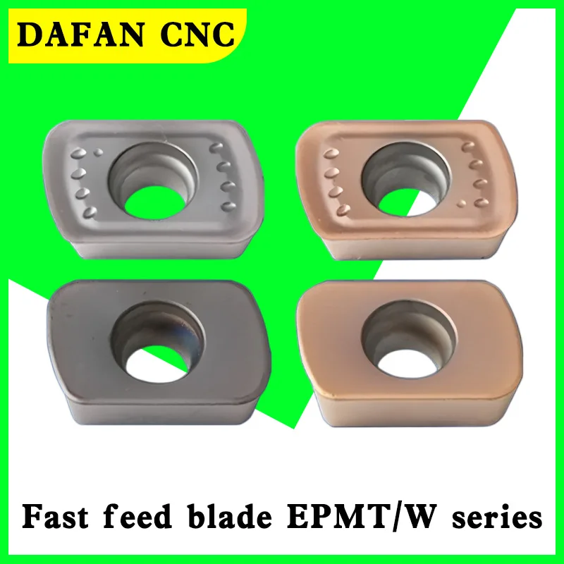 EPMW0603-8/EPMT0603-TN High Feed CNC Milling Insert, Carbide, for Stainless Steel & Cast Iron, Precision Machining