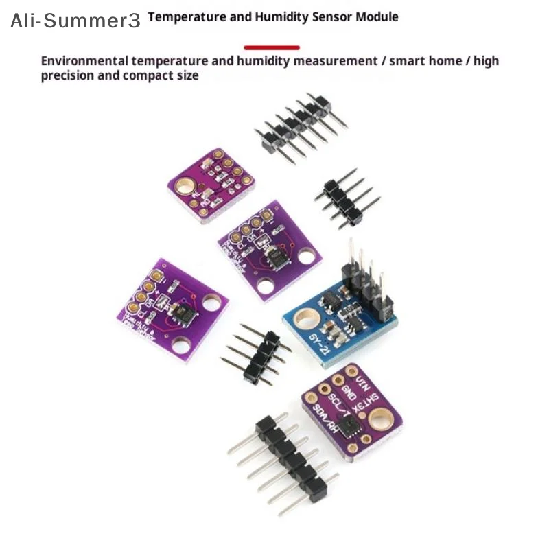 SHT31 SHT30 Temperature SHT31-D Humidity Sensor Module Microcontroller IIC I2C Breakout Weather 3V 5V Compliant FOR ARDUONO